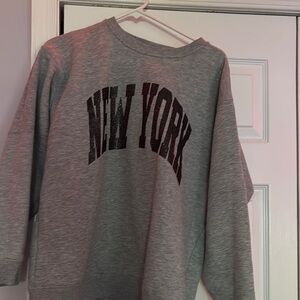 Gray New York Sweatshirt